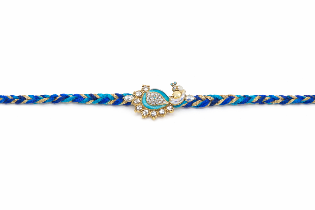 Peacock Rakhi for Brother & Sister